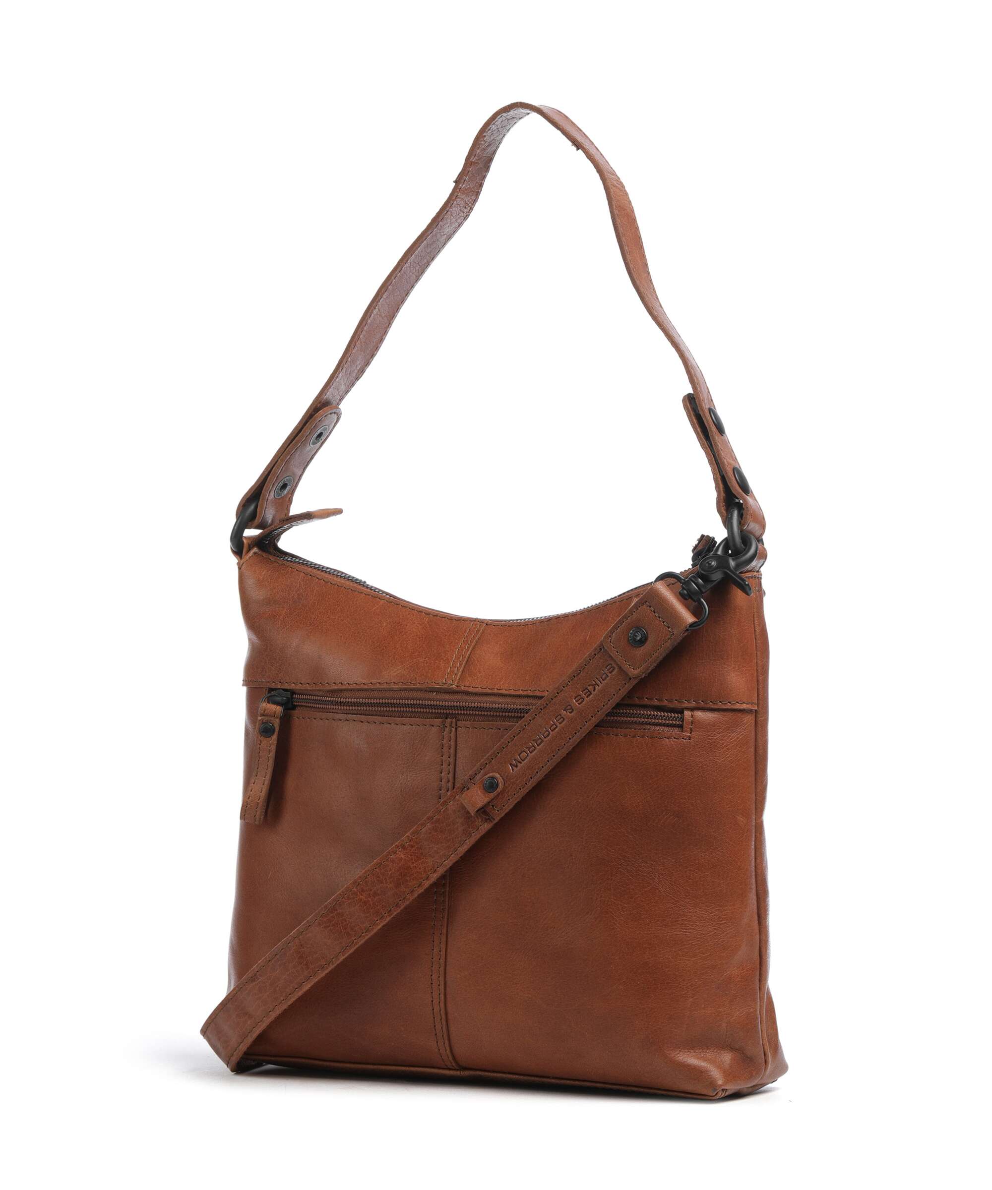 Spikes & Sparrow Bronco Delphie Hobo bag brandy