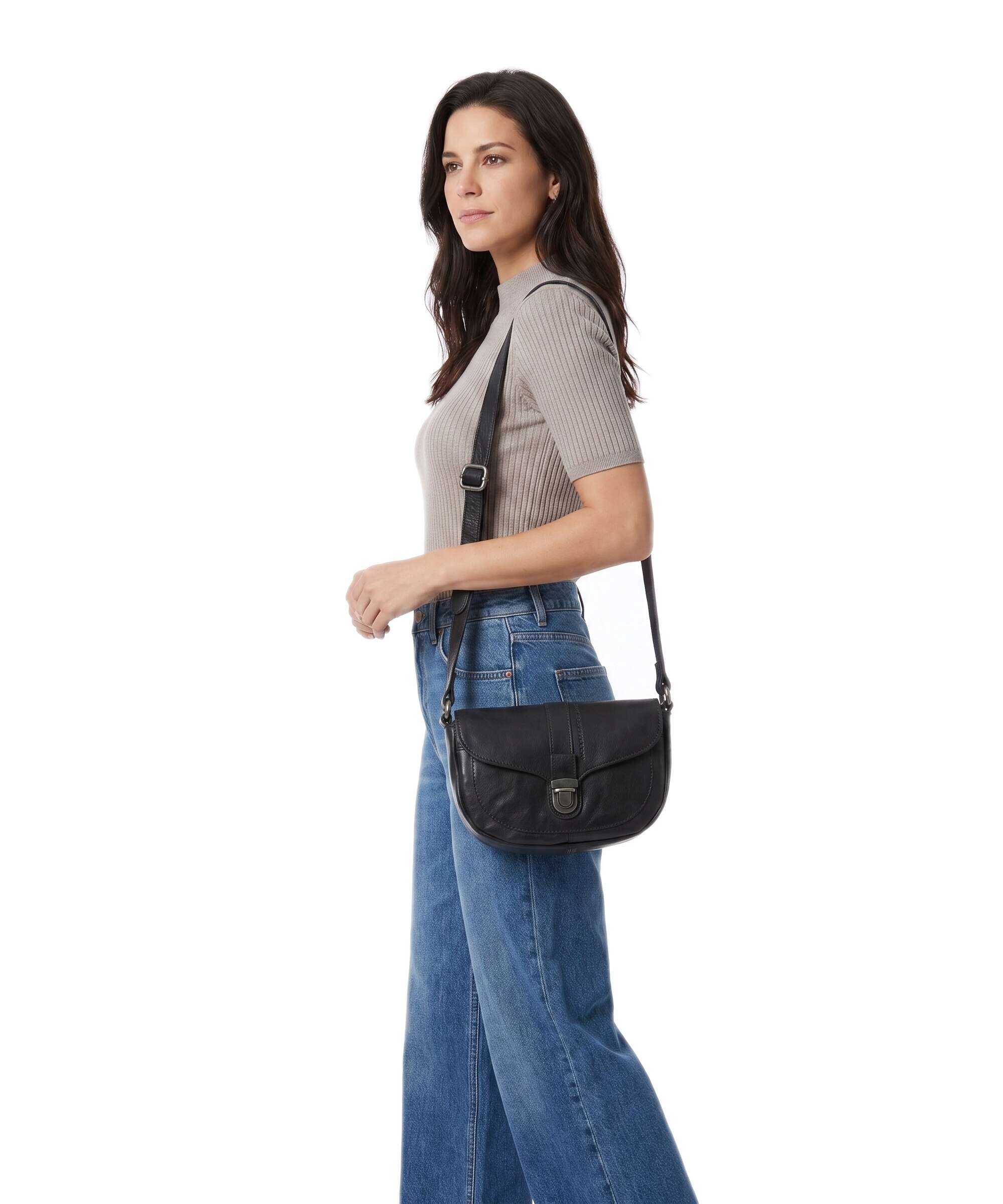 Spikes & Sparrow Bronco Iris Crossbody bag black