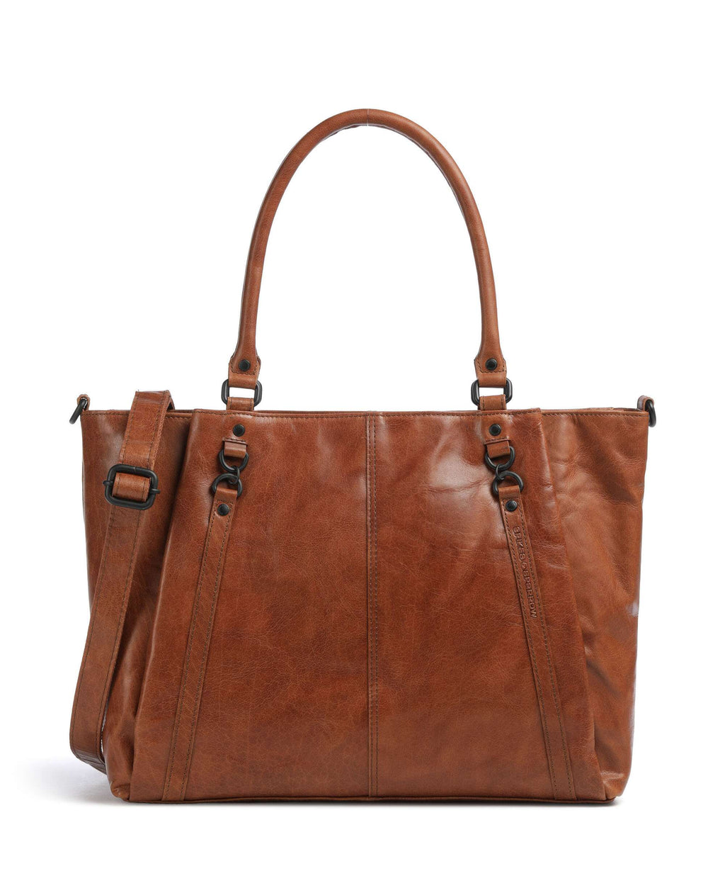 Spikes & Sparrow Bronco Dominique Tote bag brandy