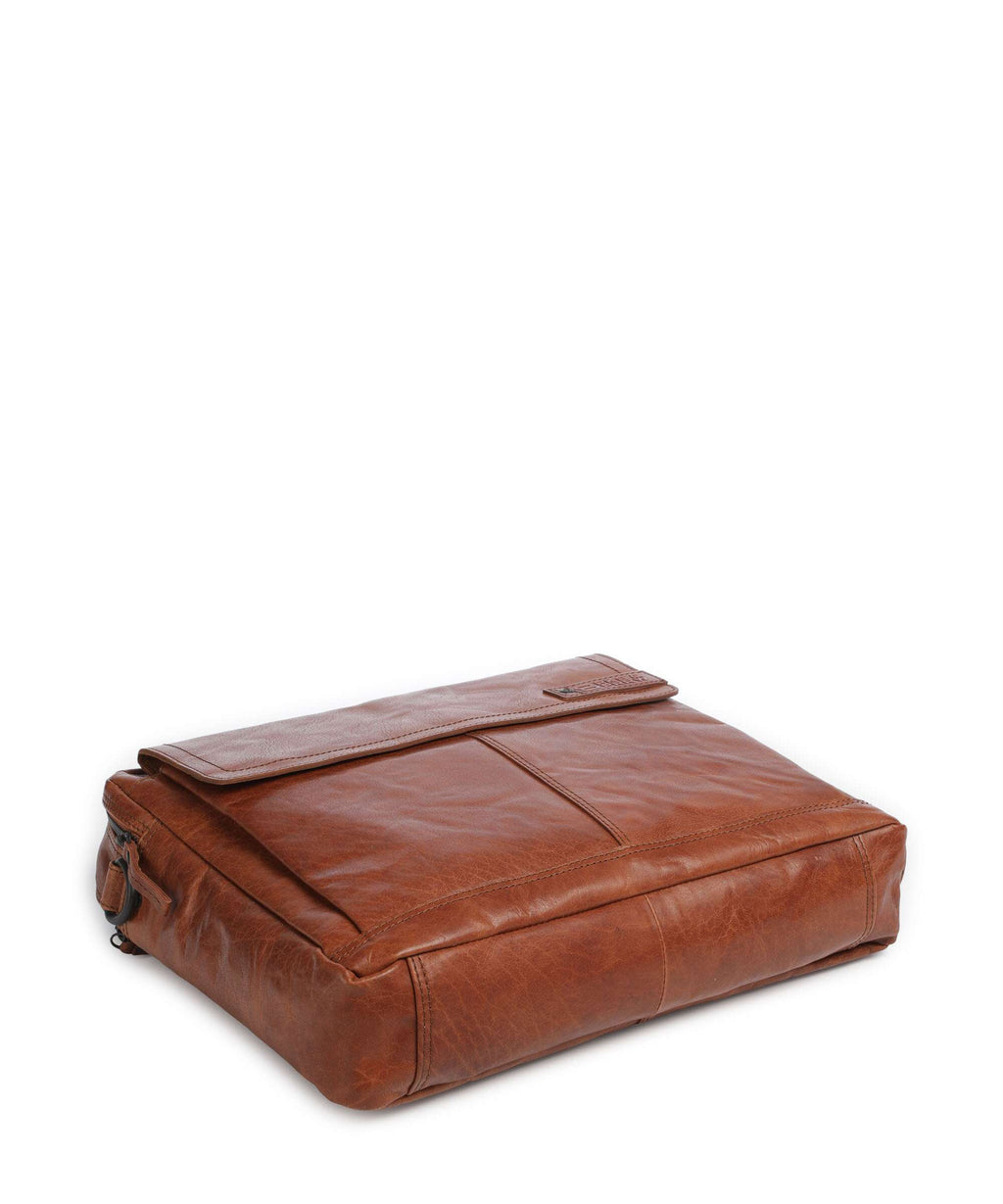 Spikes & Sparrow Bronco Henry Briefcase brandy
