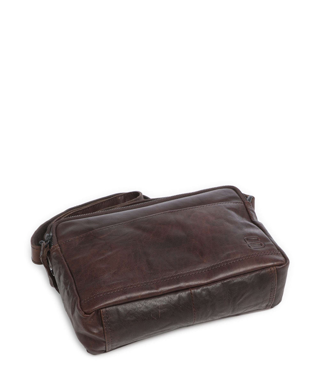 Spikes & Sparrow Bronco Randell Crossbody bag dark brown