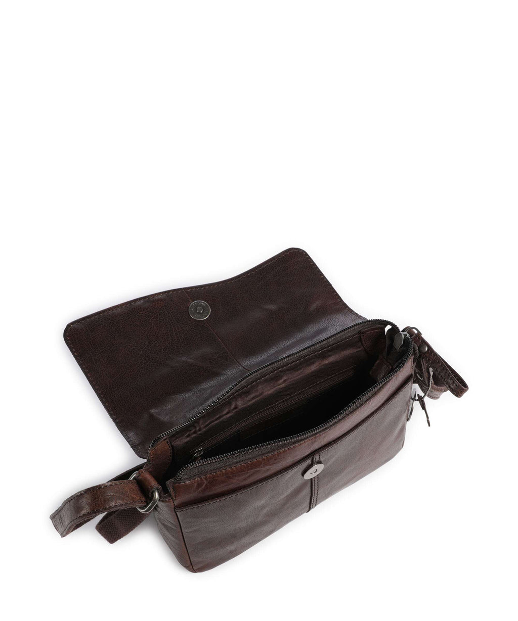 Spikes & Sparrow Bronco Robine Crossbody bag dark brown