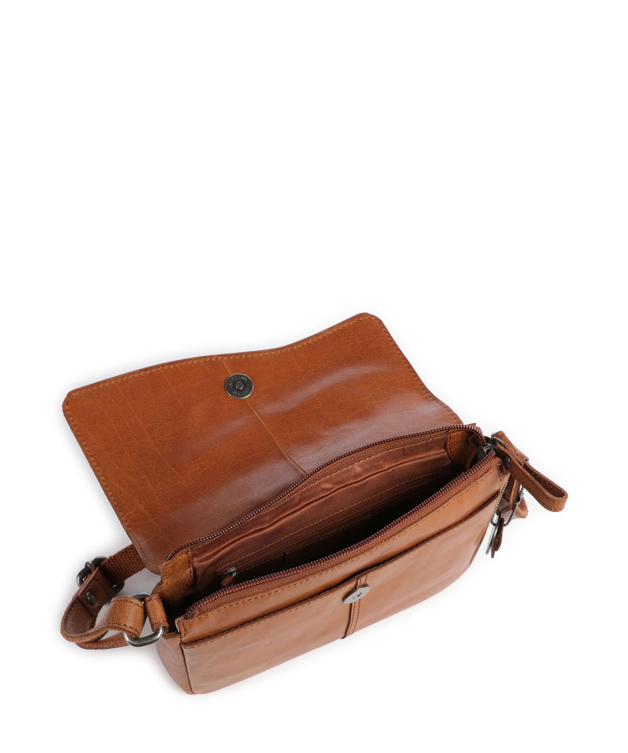 Spikes & Sparrow Bronco Robine Crossbody bag brandy