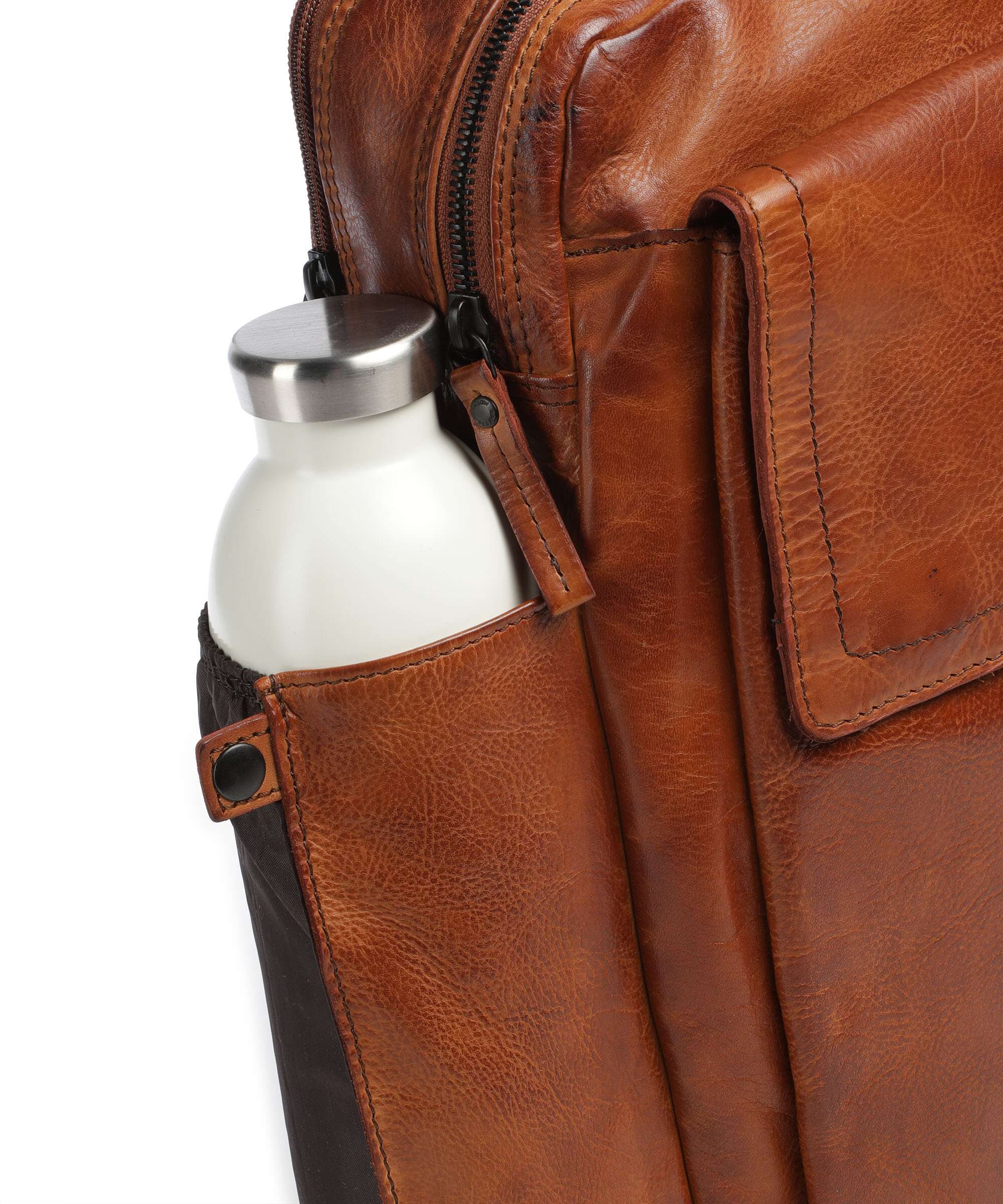 Spikes & Sparrow Apache Fred Laptop backpack brandy