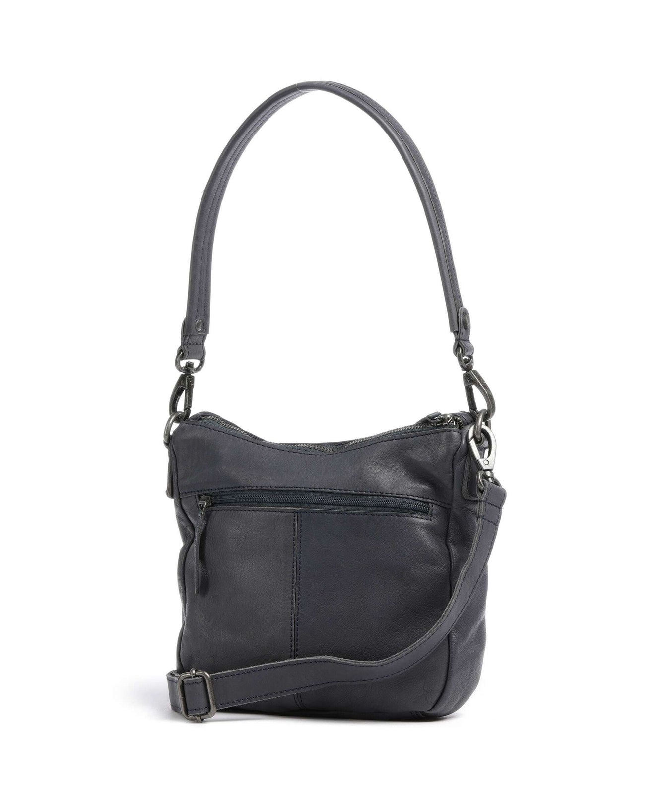 The Chesterfield Brand Washed Waxed Cow Caroline Shoulder bag blue