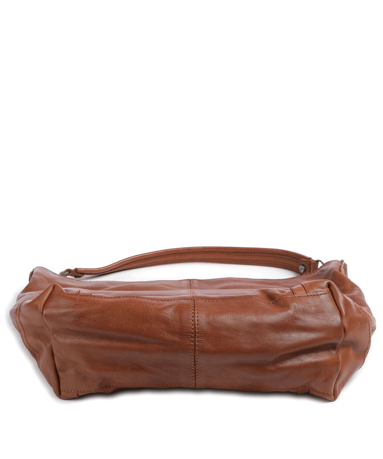 The Chesterfield Brand Washed Waxed Cow Bolivia Hobo bag cognac