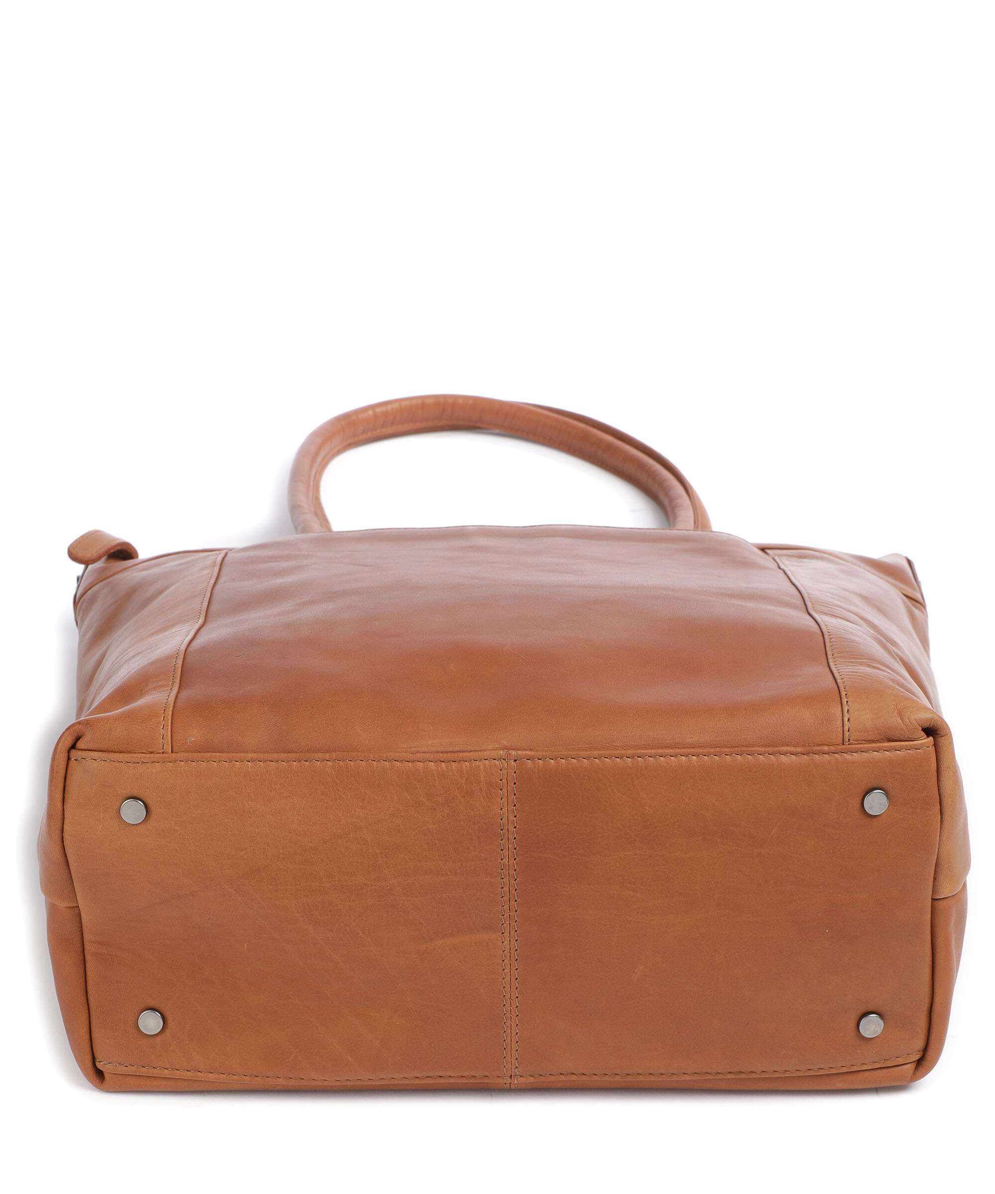 The Chesterfield Brand Wax Pull Up Cow Altona Tote bag cognac