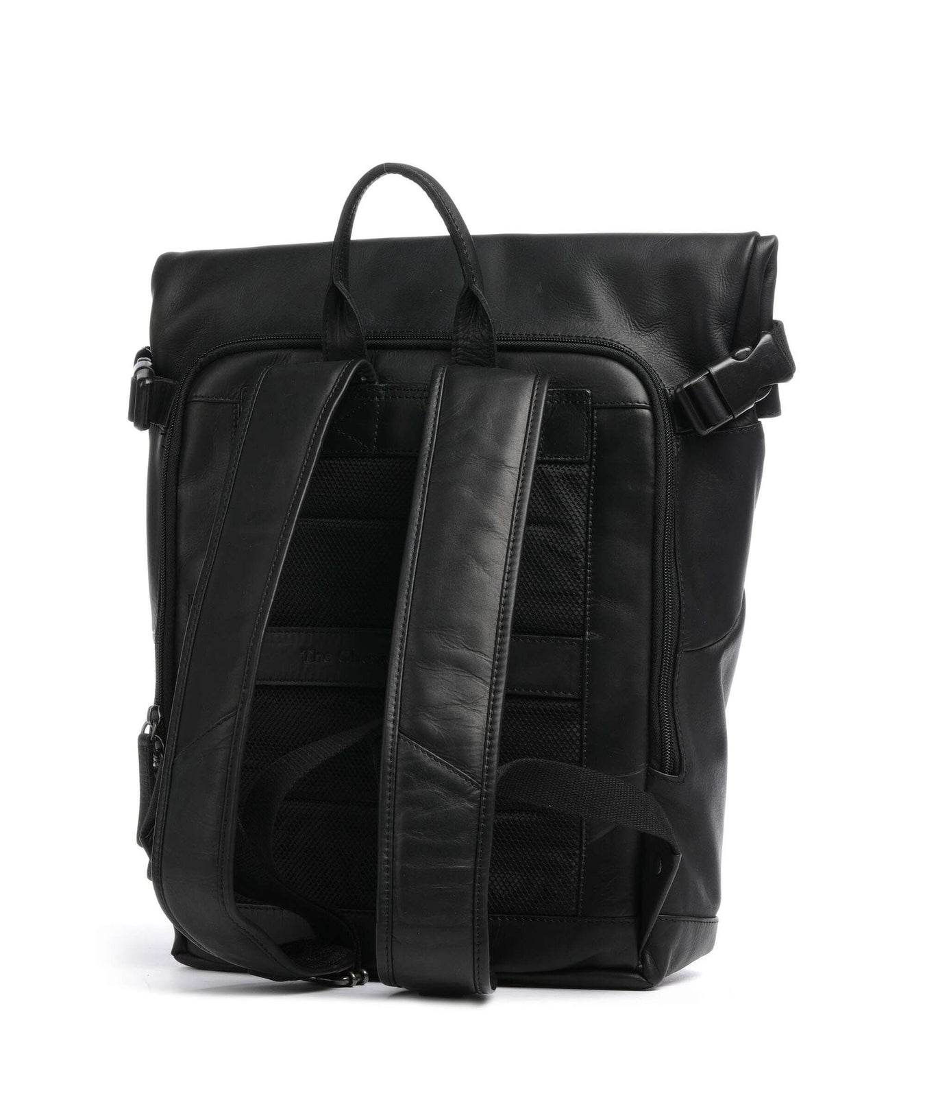The Chesterfield Brand Cow Wax Pull Up Mazara Backpack black