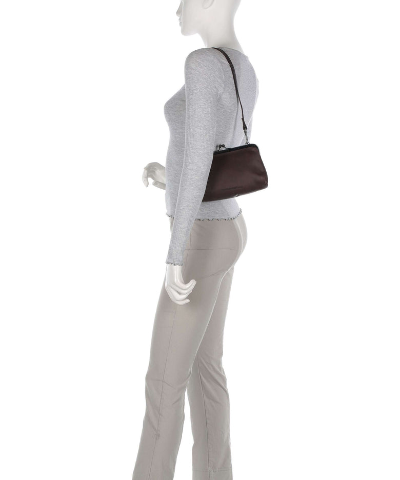 The Chesterfield Brand Cow Wax Pull Up Andrade Shoulder bag brown