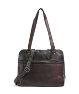 The Chesterfield Brand Cow Wax Pull Up Belgrado Taška cez rameno brown