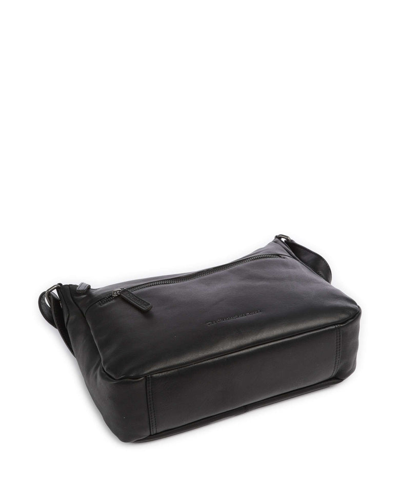 The Chesterfield Brand Cow Wax Pull Up Loraine Crossbody bag black