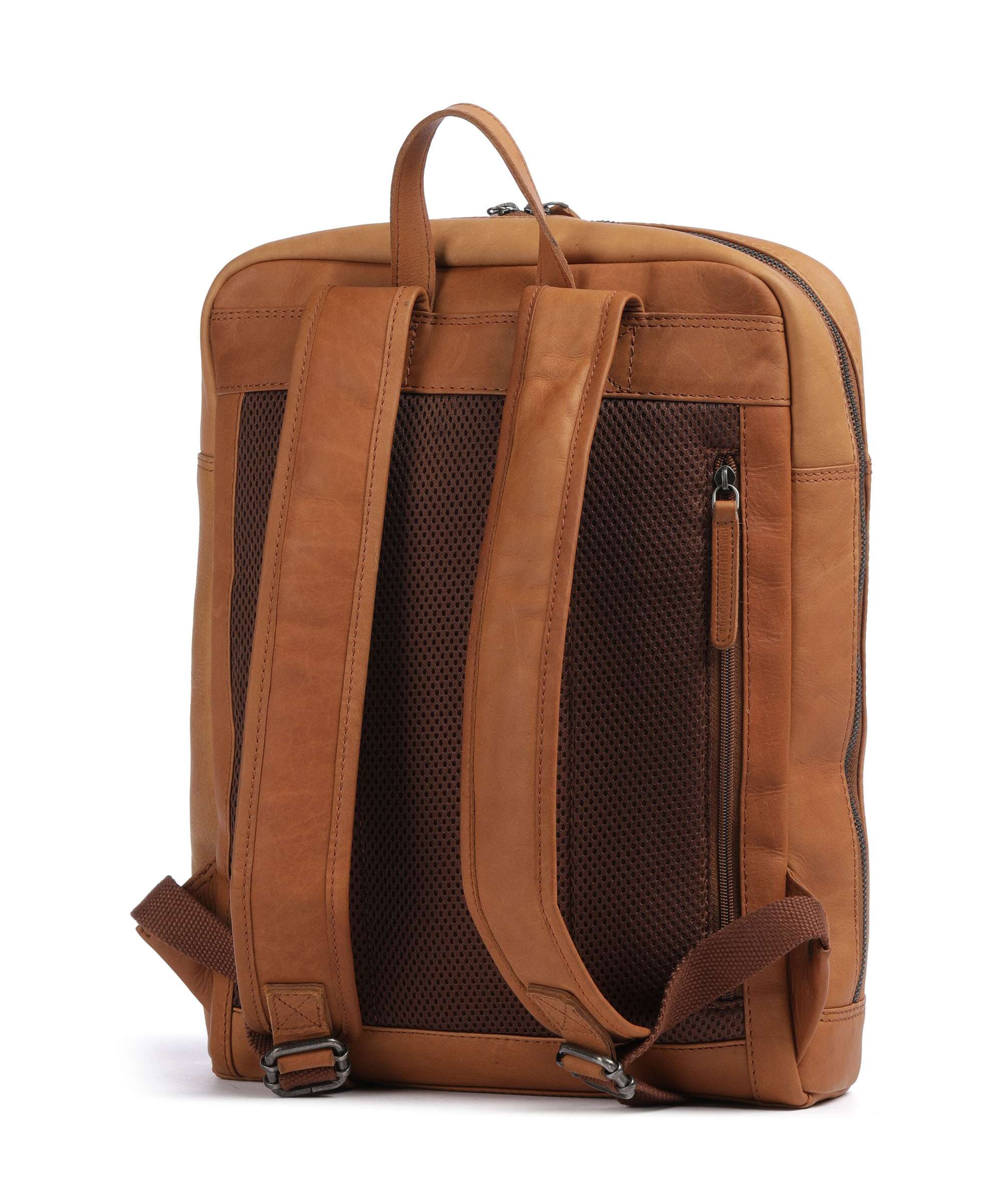 The Chesterfield Brand Cow Wax Pull Up Jasper Backpack cognac