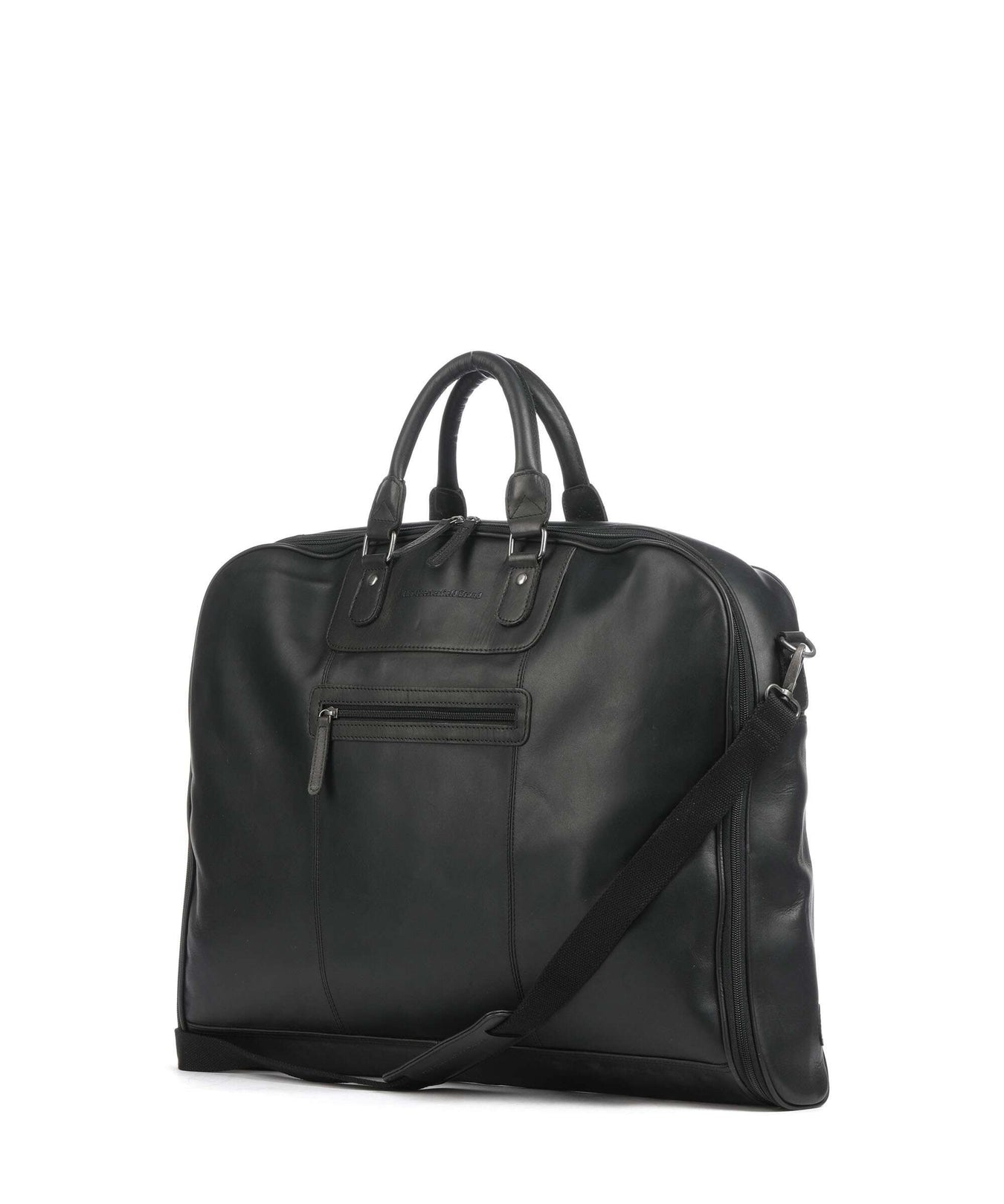 The Chesterfield Brand Cow Wax Pull Up Josh Garment bag black