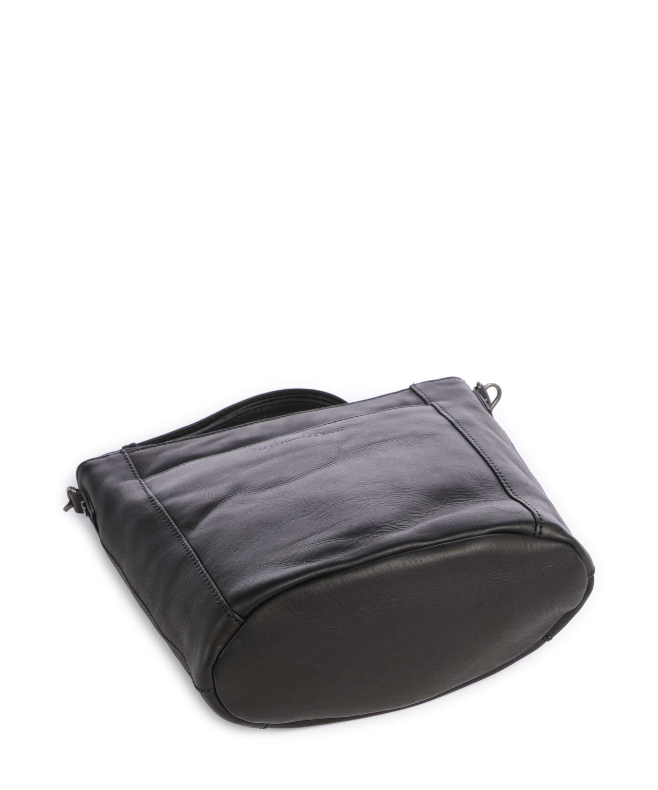 The Chesterfield Brand Wax Pull Up Cow Moore Bucket bag black