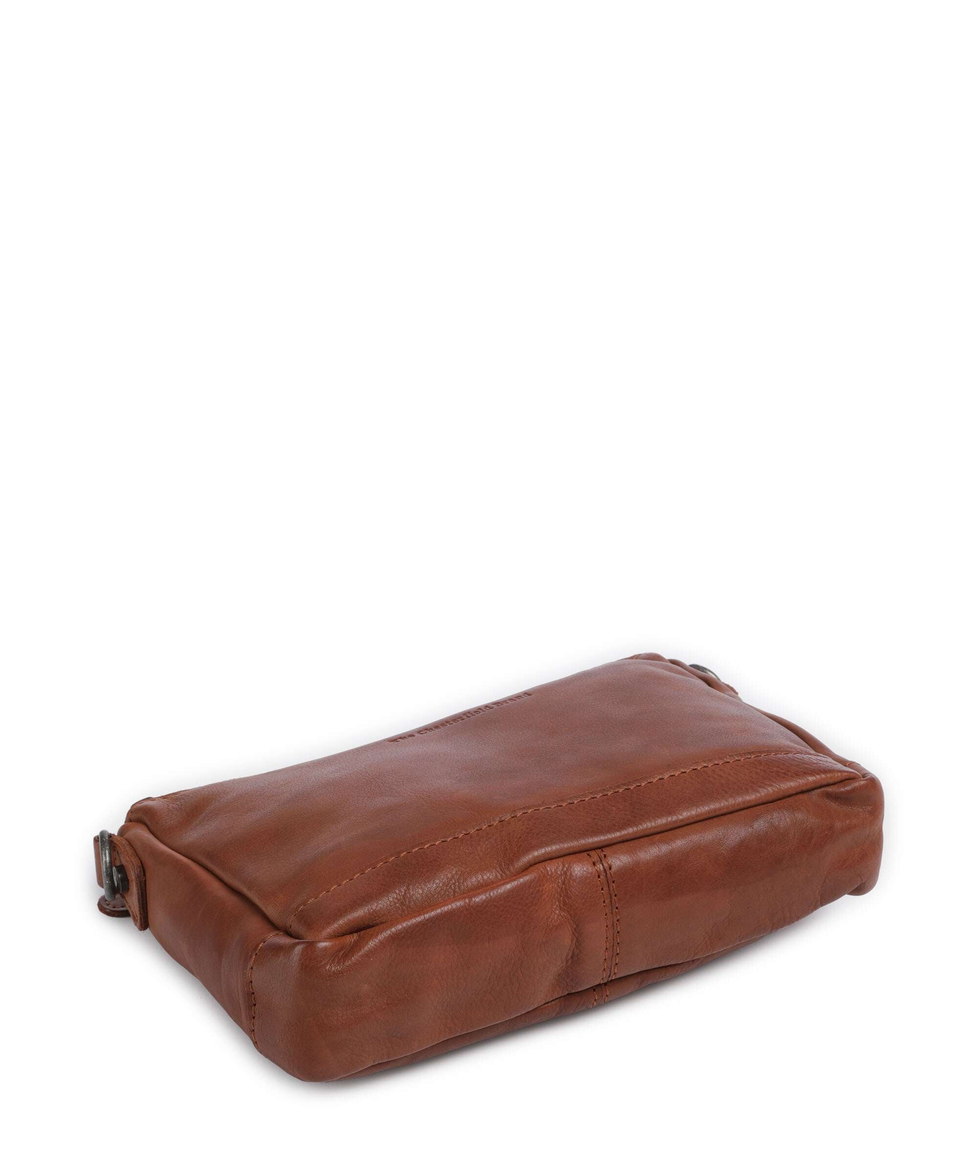 The Chesterfield Brand Washed Waxed Cow Irving Shoulder bag cognac