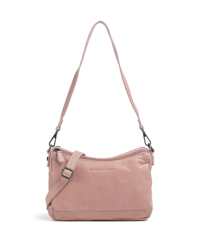 The Chesterfield Brand Washed Waxed Cow Irving Shoulder bag vintage rose