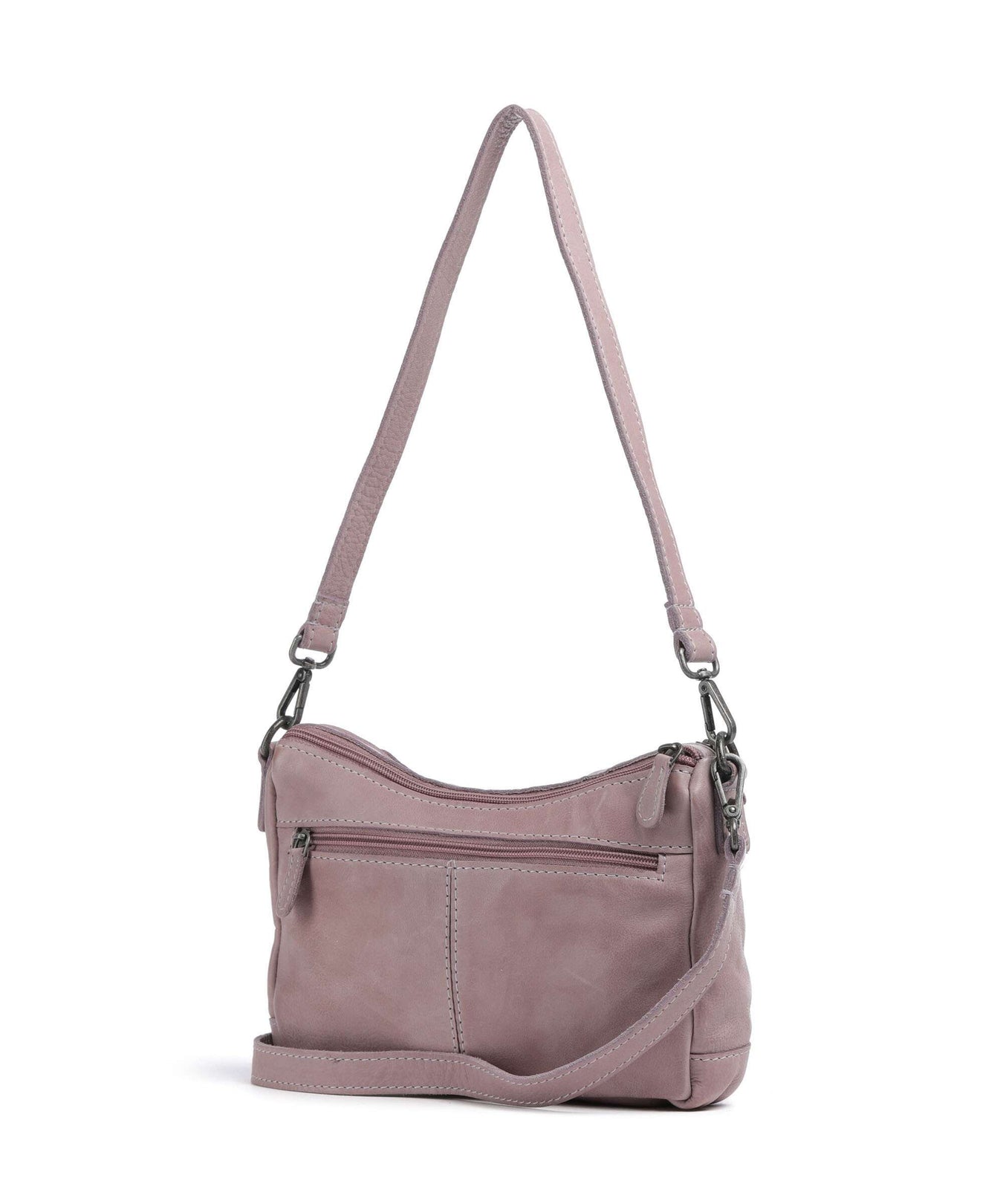 The Chesterfield Brand Washed Waxed Cow Irving Shoulder bag lavender lila