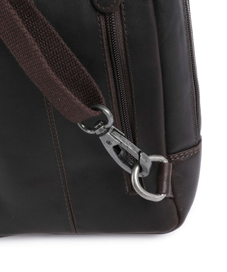 The Chesterfield Brand Wax Pull Up Cow Turelle Sling bag brown