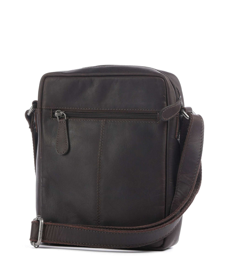 The Chesterfield Brand Wax Pull Up Cow Laveno Crossbody bag brown