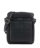 The Chesterfield Brand Wax Pull Up Cow Montira Crossbody bag black