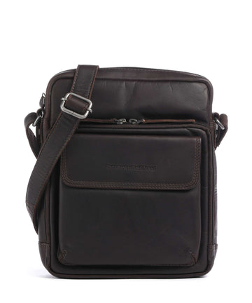 The Chesterfield Brand Wax Pull Up Cow Montira Taška cez rameno brown