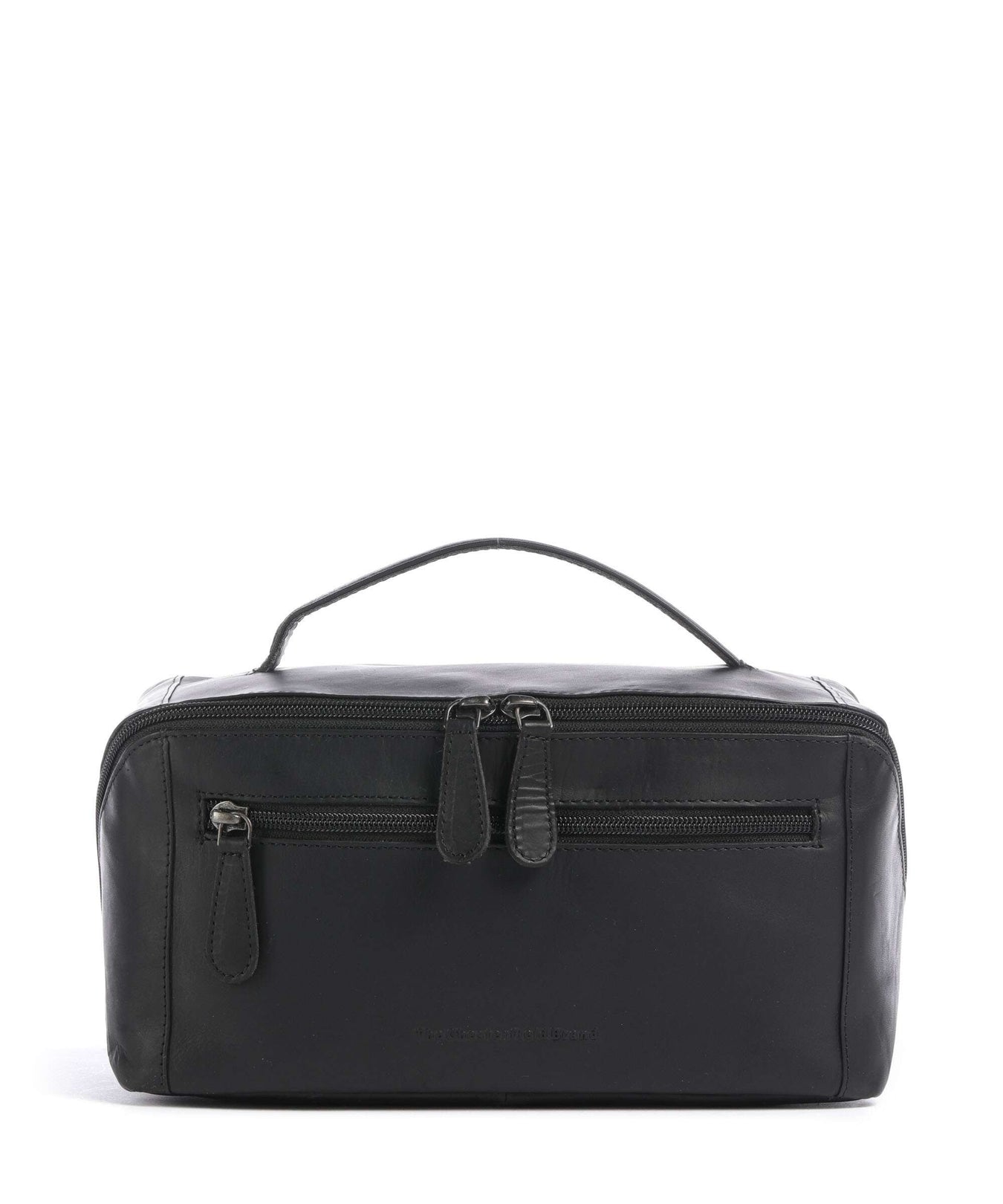 The Chesterfield Brand Wax Pull Up Cow Elmia Toiletry bag black
