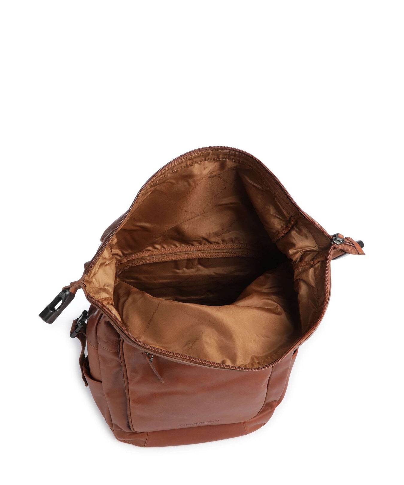 The Chesterfield Brand Wax Pull Up Cow Remo Rolltop backpack cognac