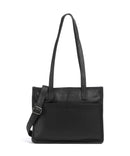 The Chesterfield Brand Wax Pull Up Cow Estella Shopper black