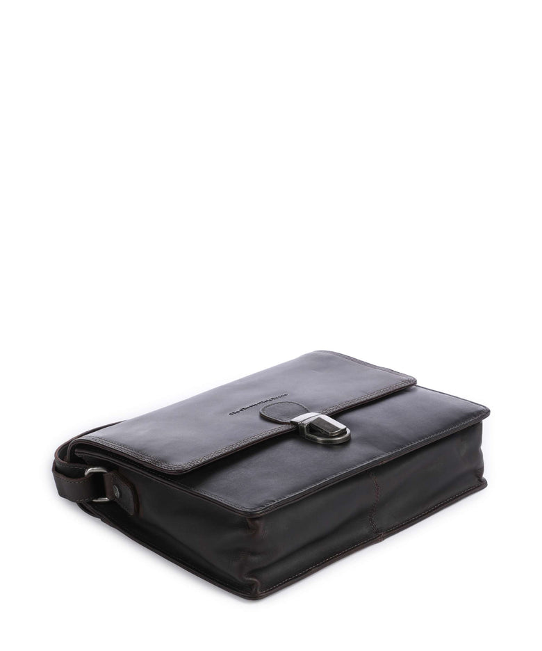 The Chesterfield Brand Wax Pull Up Cow Lunor Shoulder bag brown
