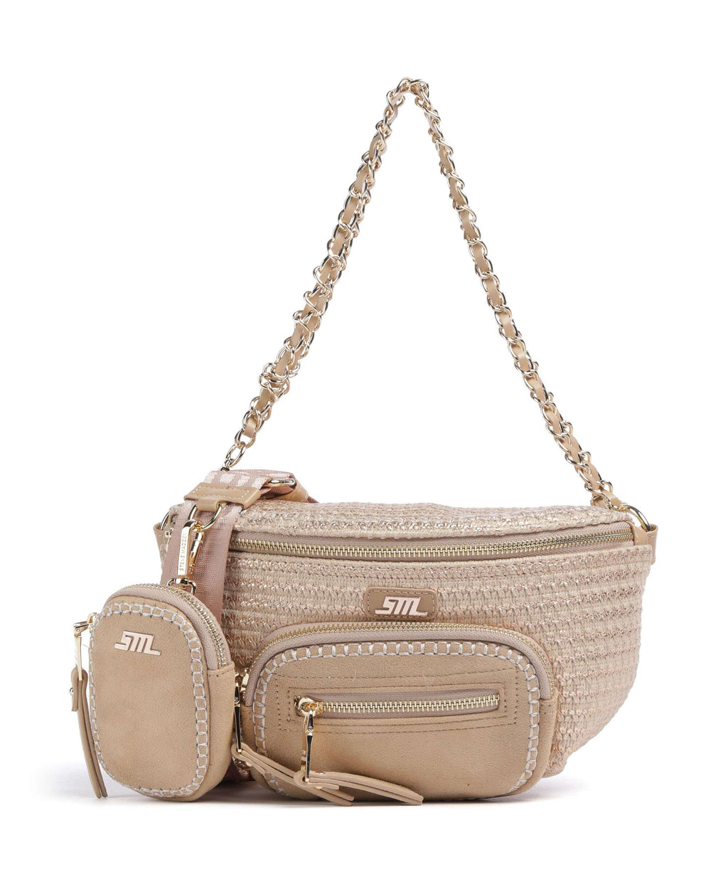 Steve Madden BDOUBLES Crossbody bag cream/gold