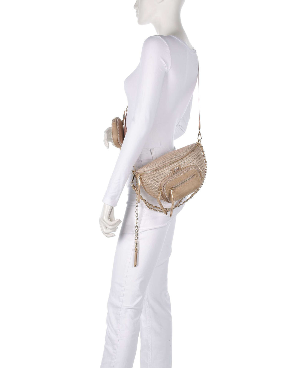 Steve Madden BDOUBLES Crossbody bag cream/gold