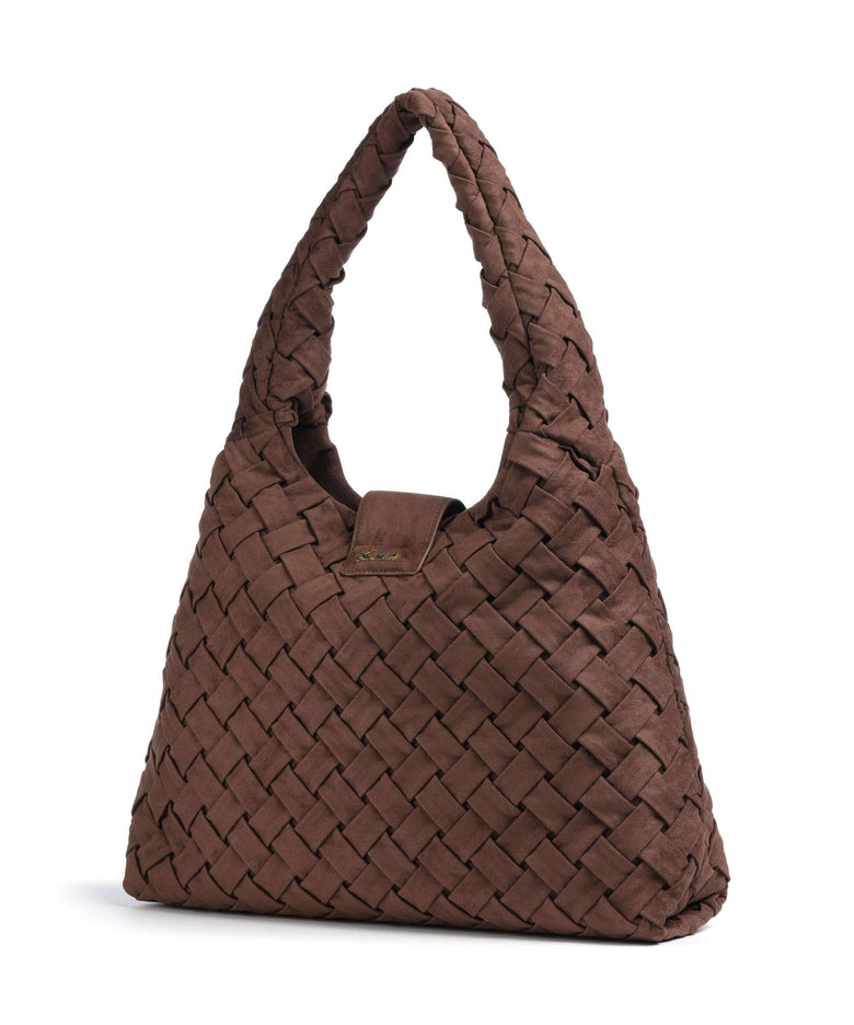 Steve Madden BRHIANON Hobo bag chocolate/gold