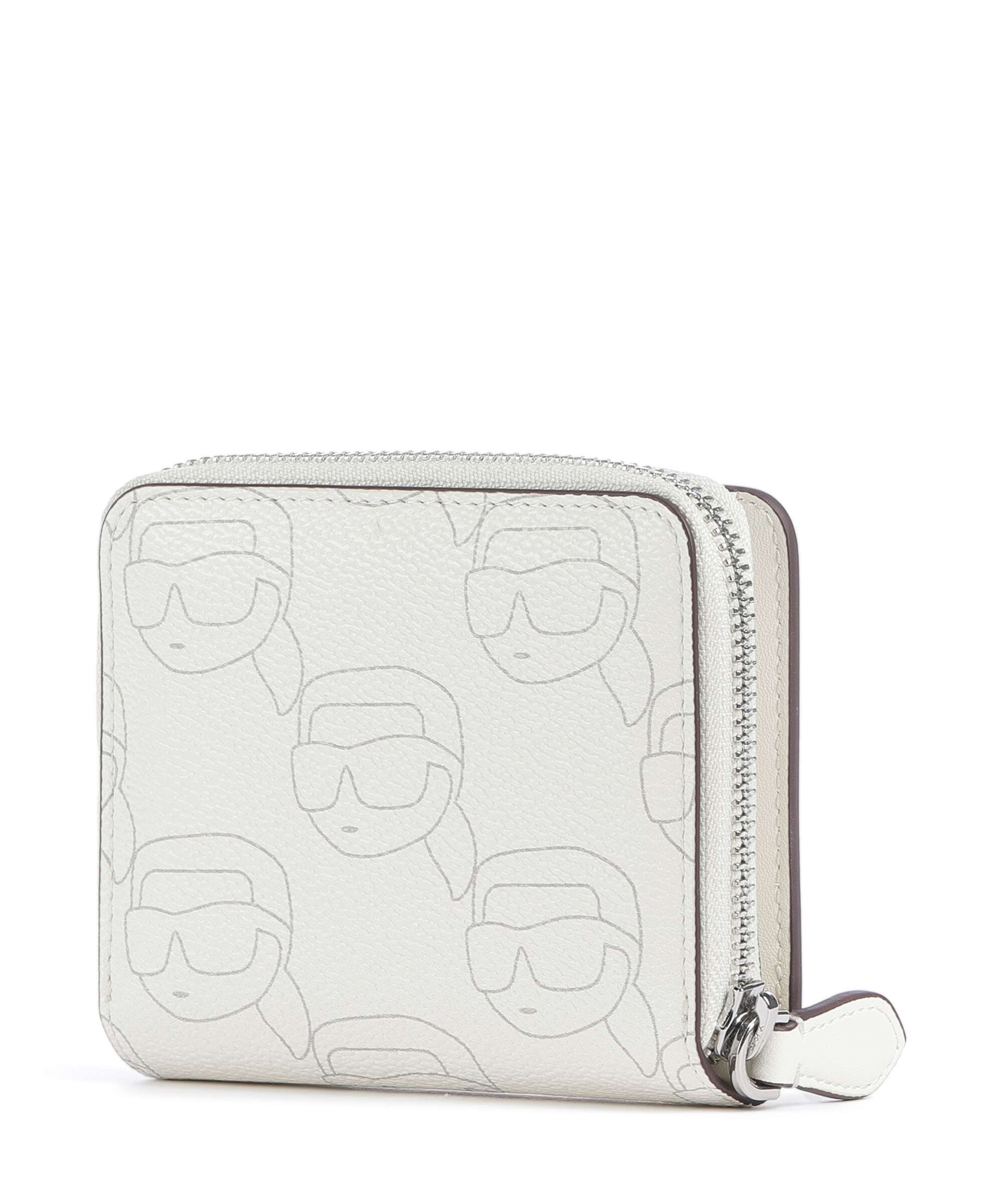 Karl Lagerfeld K/Ikonik Mono Wallet offwhite