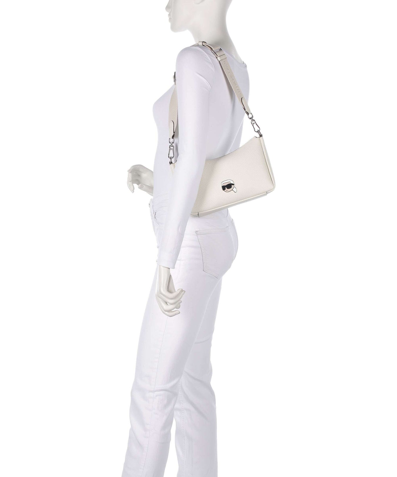 Karl Lagerfeld K/Ikonik Shoulder bag offwhite