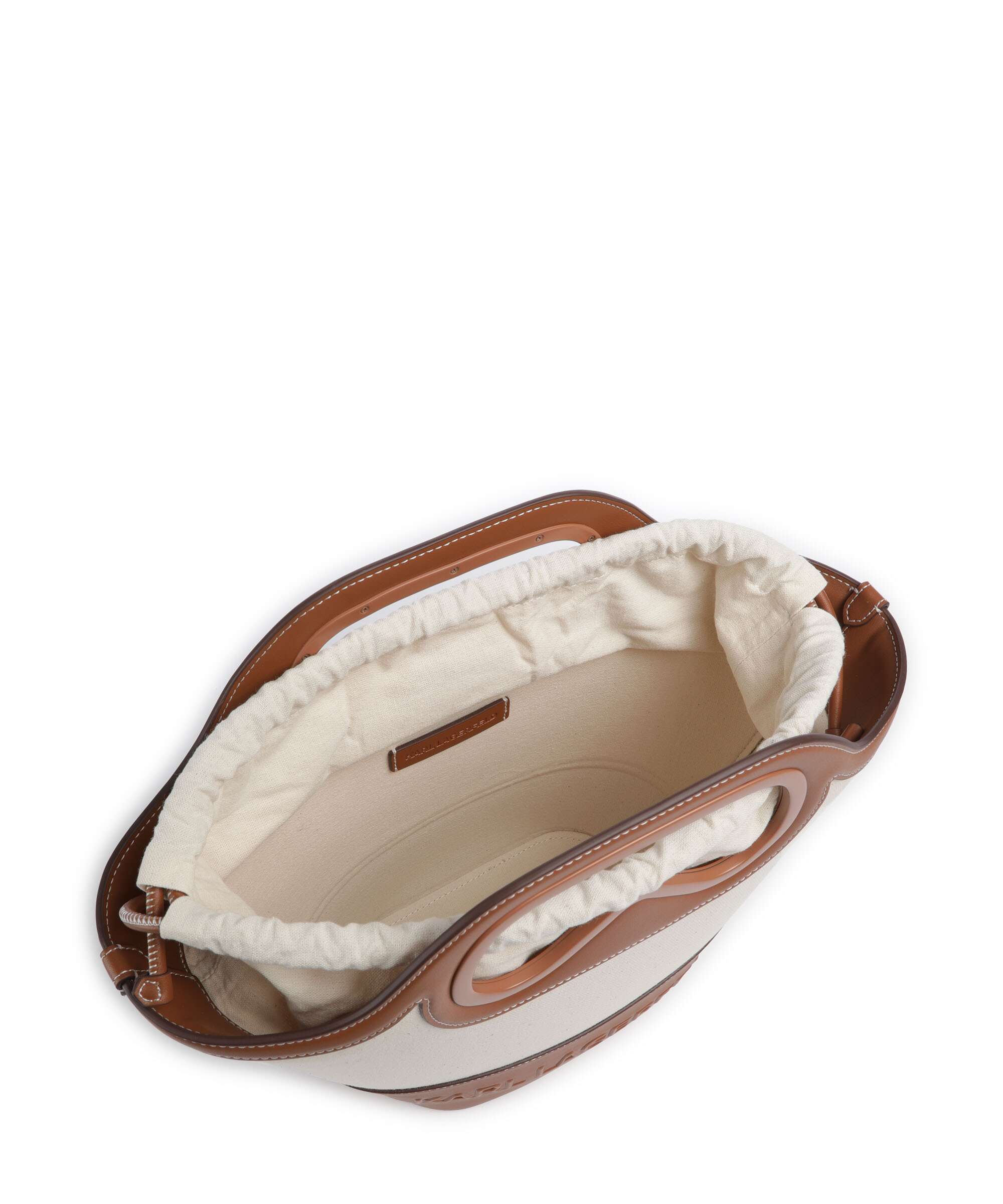 Karl Lagerfeld K/Aviator Crossbody bag natural canvas/tan