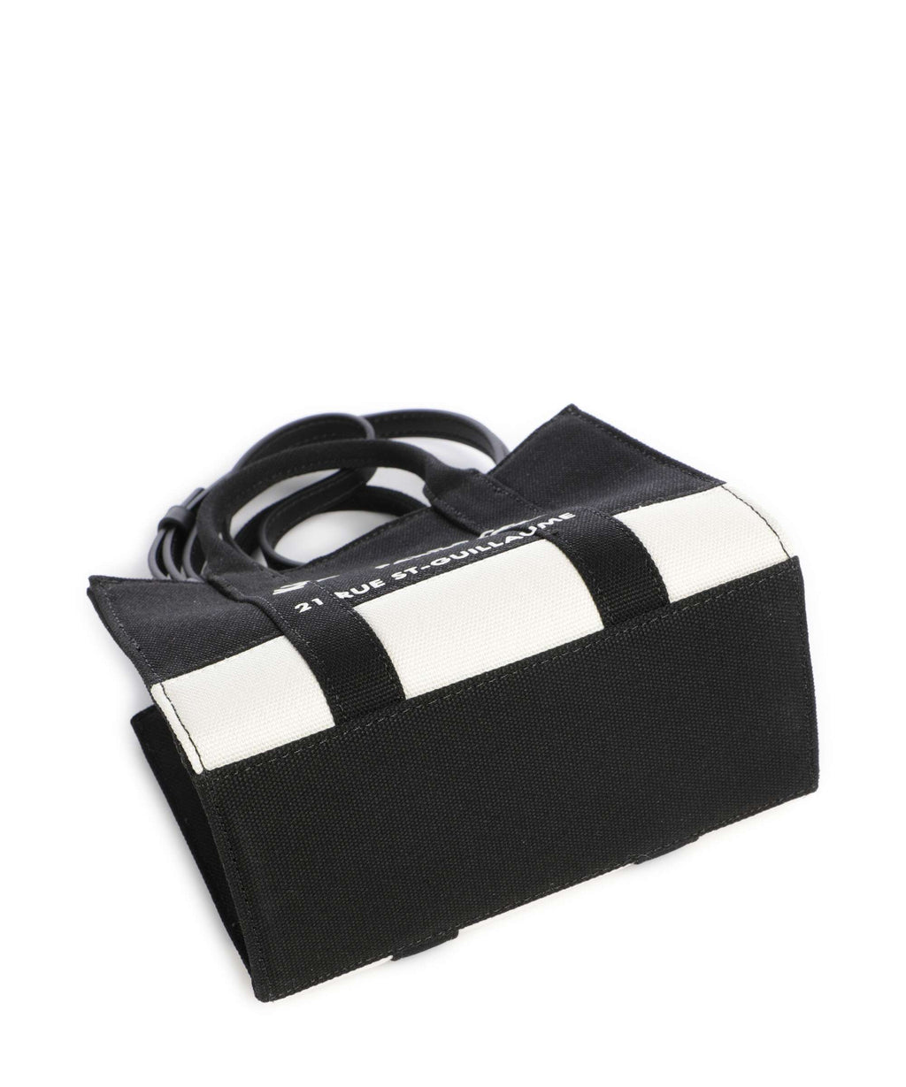 Karl Lagerfeld K/Rue St Guillaume Medium Handbag cannoli cream/black
