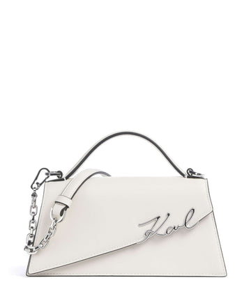 Karl Lagerfeld K/Signature Taška cez rameno offwhite