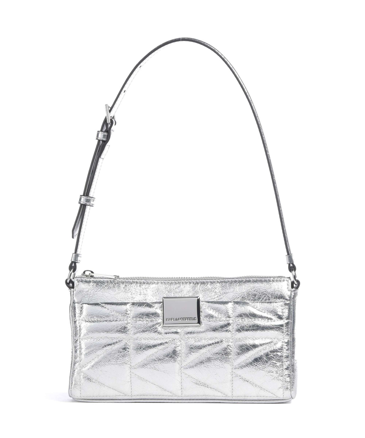 Karl Lagerfeld K/Kuilt Small Shoulder bag silver