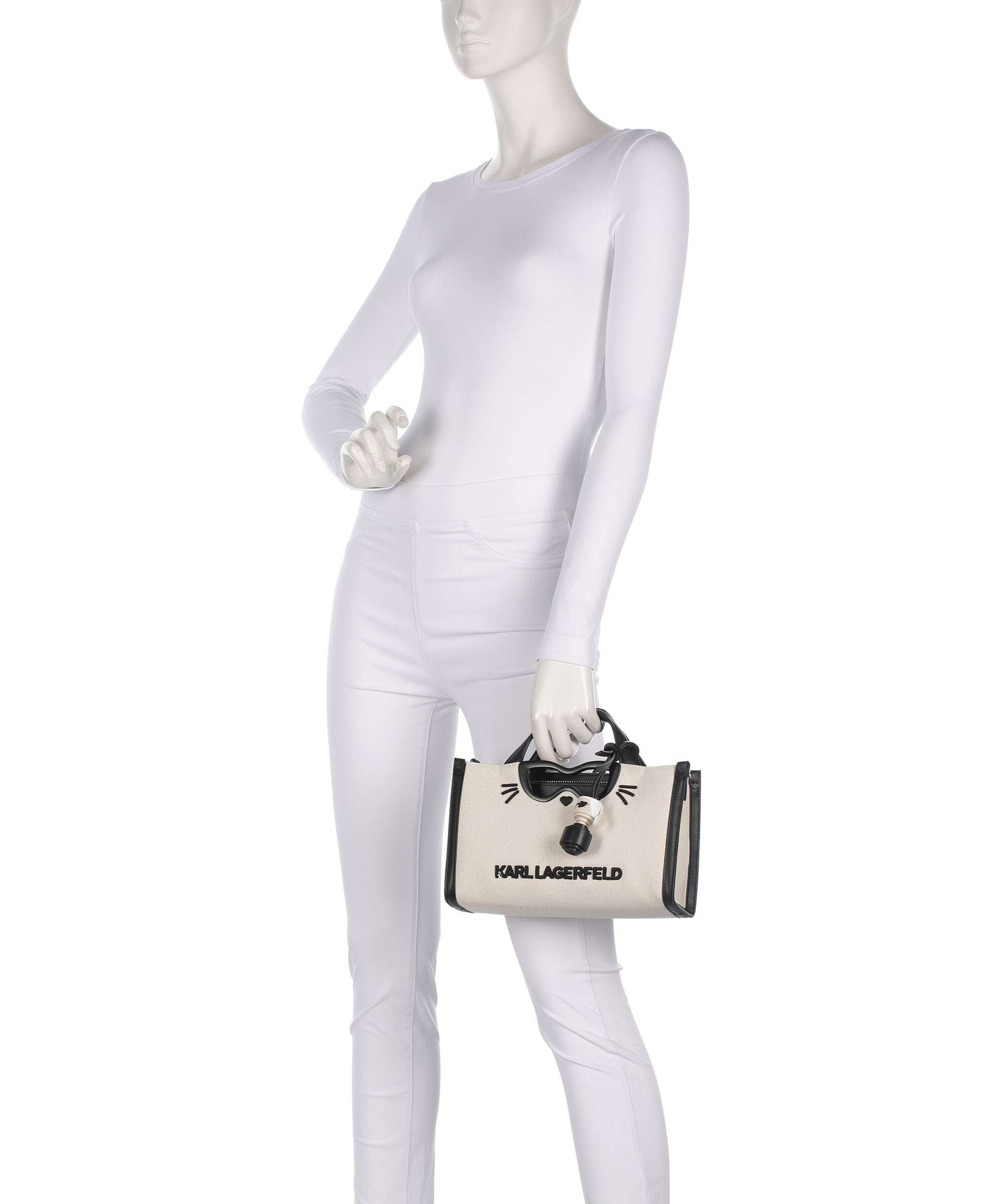 Karl Lagerfeld K/Ikon Choupette Small Handbag natural