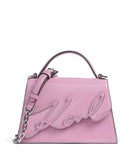 Karl Lagerfeld K/Signature 2.0 Small Kabelka cyclamen