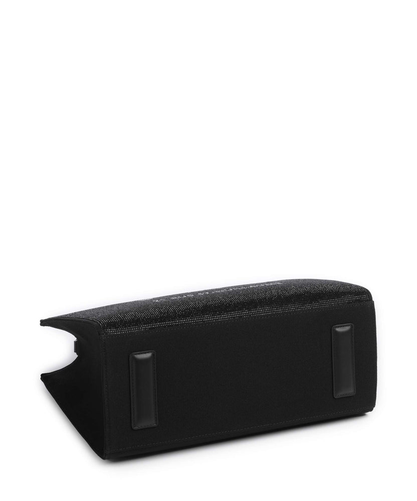 Karl Lagerfeld K/Rue St Guillaume Medium Handbag black embellishment