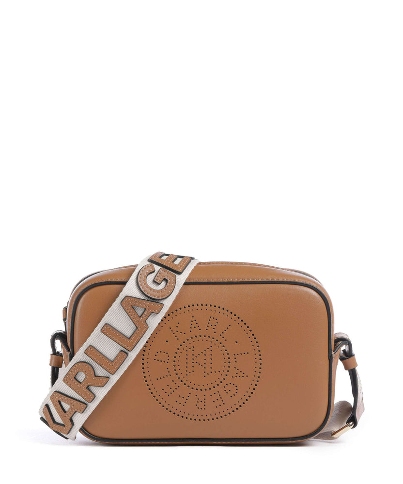 Karl Lagerfeld K/Circle Crossbody bag caramel