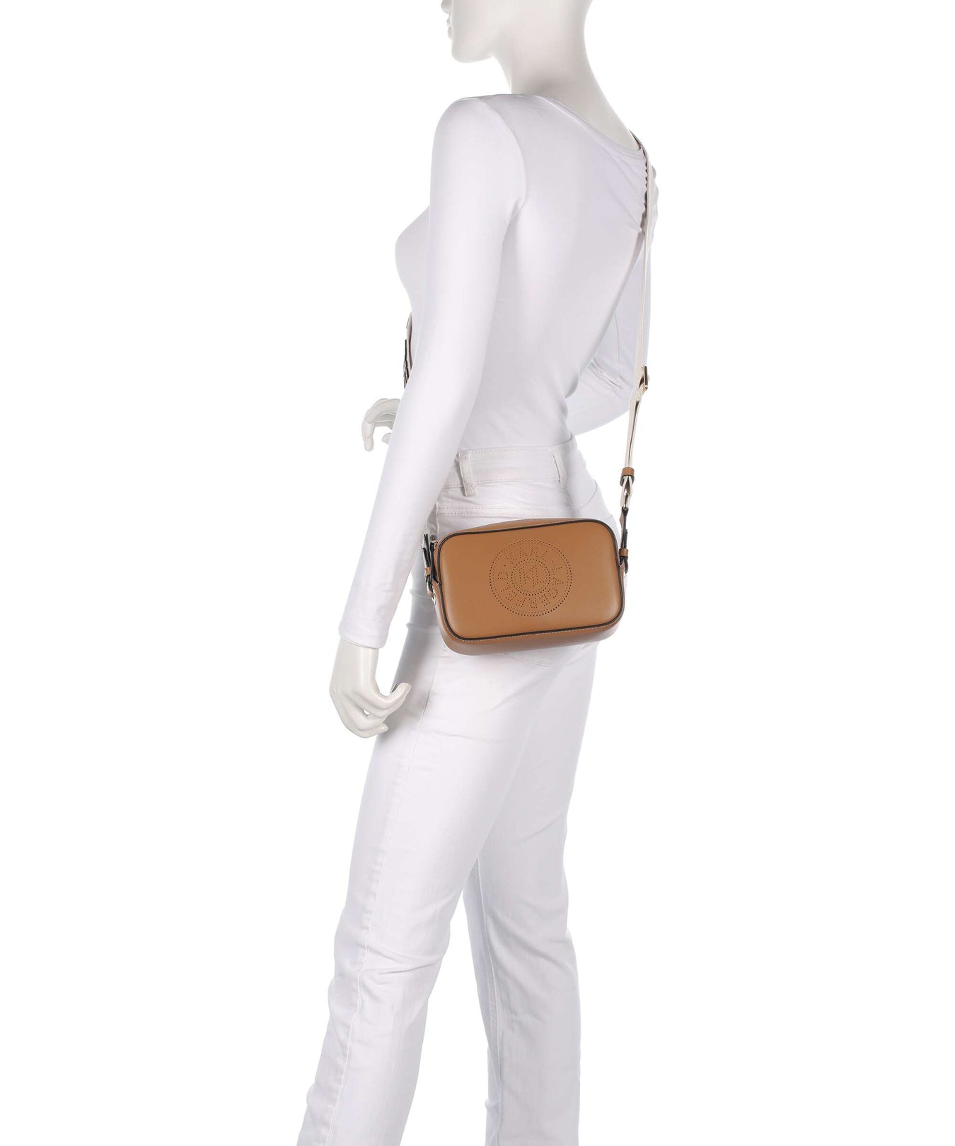 Karl Lagerfeld K/Circle Crossbody bag caramel