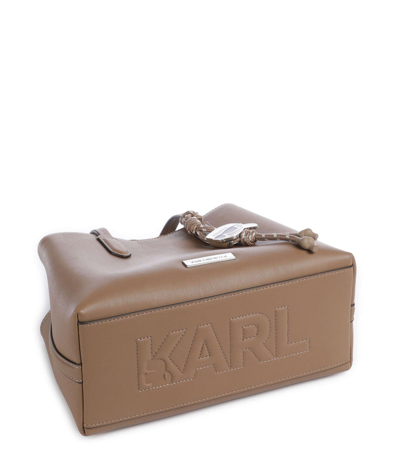 Karl Lagerfeld Ikon Small Handbag mushroom brown