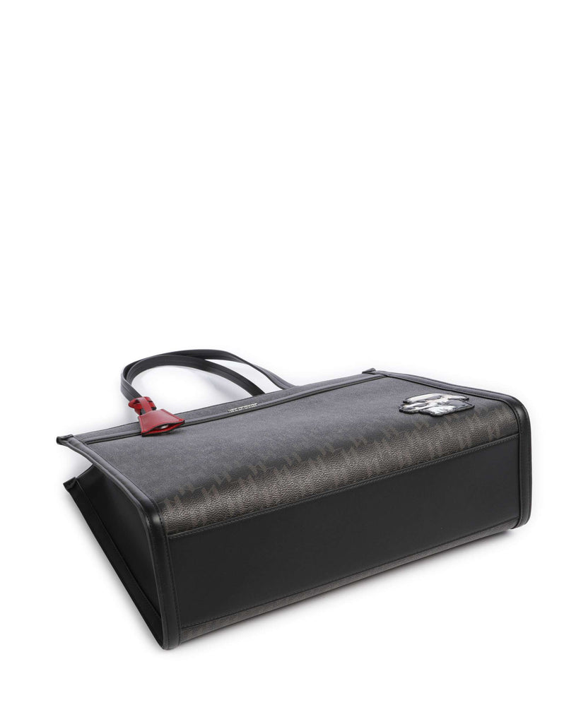 Karl Lagerfeld Ikon Monogram Tote bag brown/kl mono