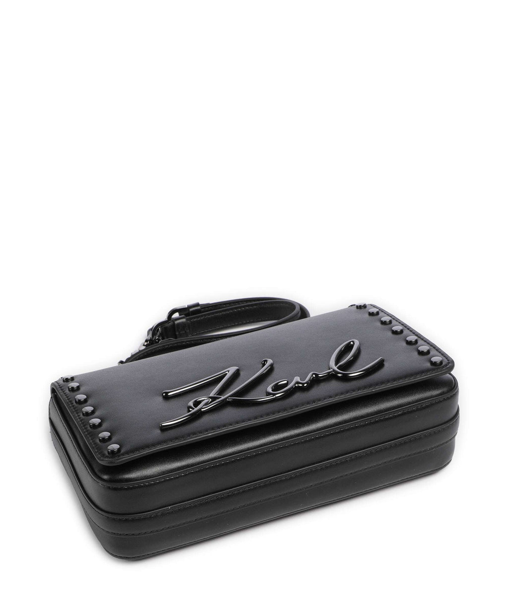 Karl Lagerfeld K/Signature 2.0 Shoulder bag black embellishment