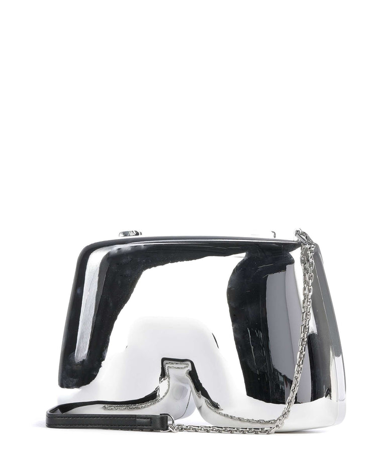 Karl Lagerfeld Ikon K Crossbody bag silver metal