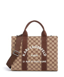 Karl Lagerfeld K/Rue St Guillaume Monogram Medium Kabelka monogram nougat brown
