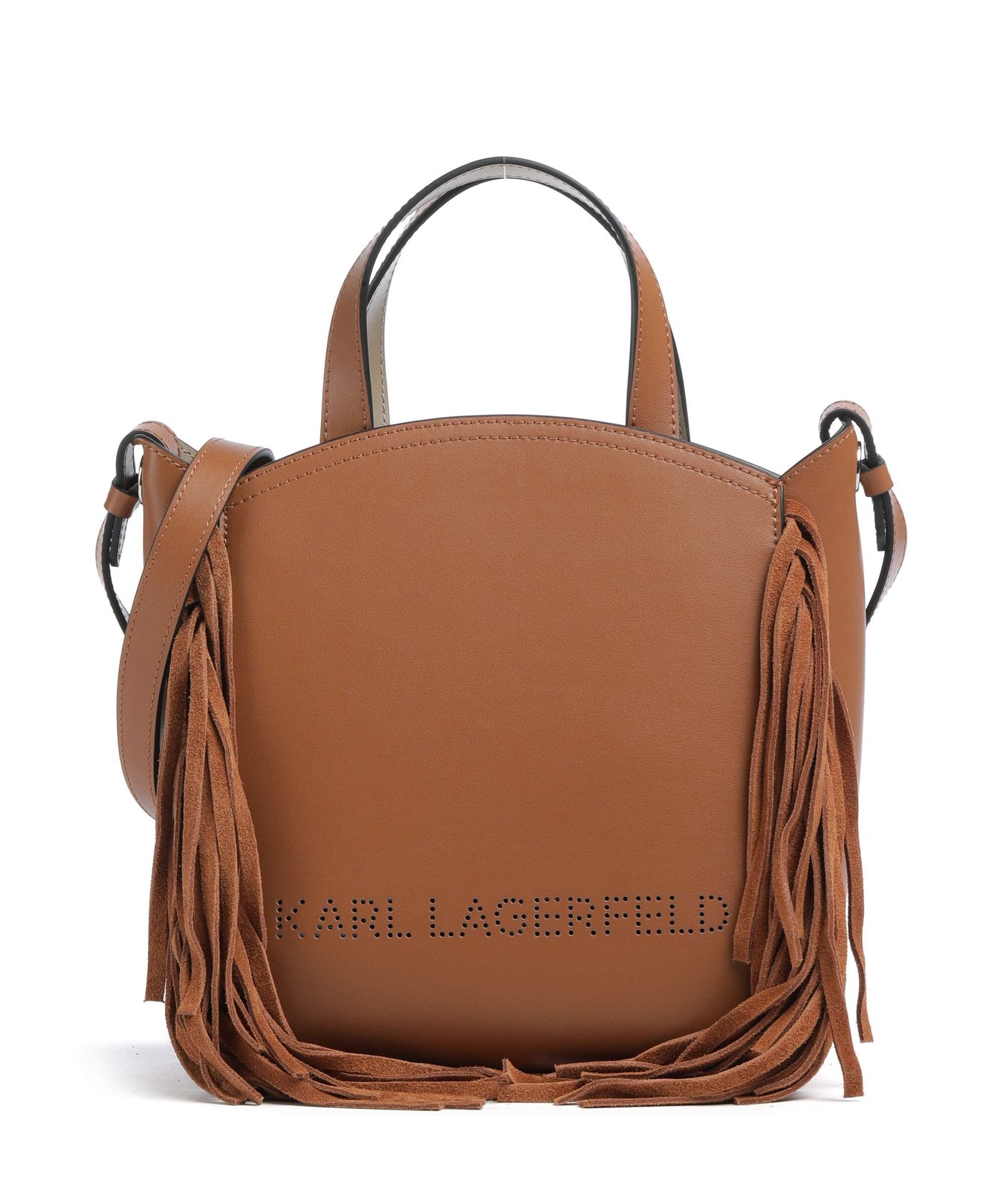 Karl Lagerfeld K/Circle Small Handbag dark tan