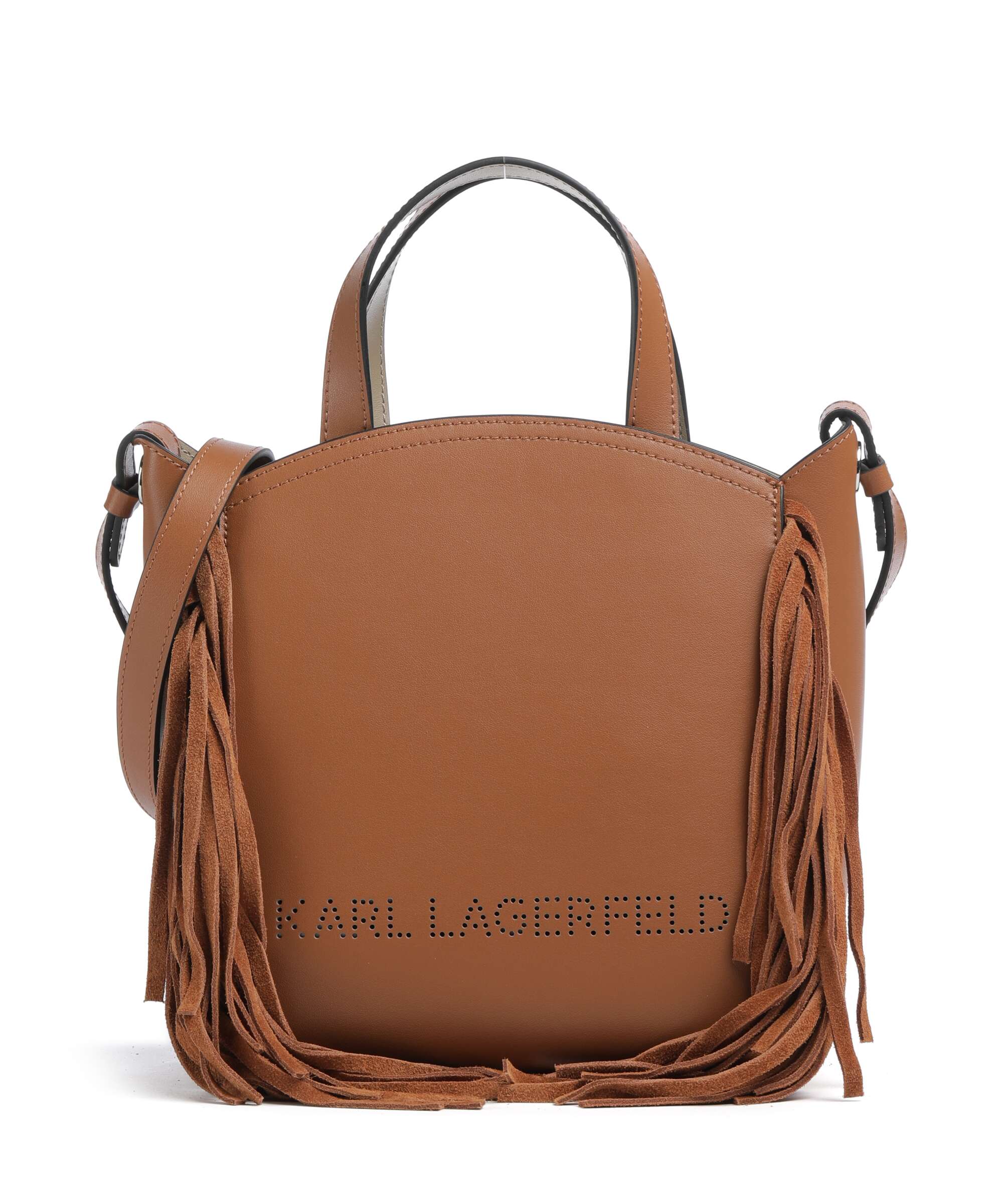 Karl Lagerfeld K/Circle Small Handbag dark tan